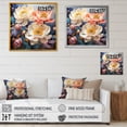 thumbnail image 4 of Designart "Peonies Bursting With Color II" Peonies Floater Framed Canvas Art Print, 4 of 5