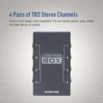 thumbnail image 2 of SONICAKE TRS Stereo 4 Channels Organisation Line Guitar Bass Effects Pedal Junction Box, 2 of 6