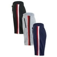 thumbnail image 2 of 3-Pack Men’s French Terry Jogger Shorts Casual Summer Lounge Gym, 2 of 3