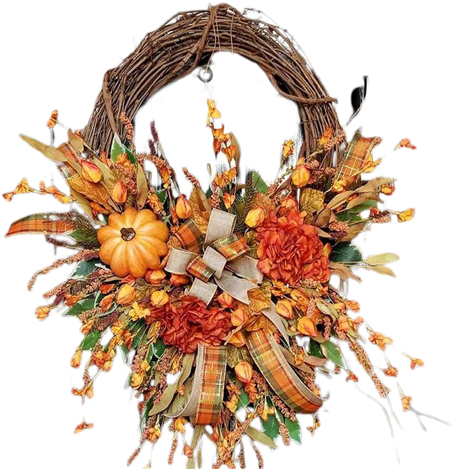 Fall Wreath Embellishment Wreath Bow Thanksgiving Decor Fall Cotton Bow Fall Farmhouse Bow Lantern Bow