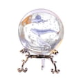thumbnail image 2 of weibbin Engraved Decorative Crystal Sphere Decorative Quartz Glass Ball, Model Astronomy Sphere, Paperweight Crystal Display Sculpture Home Decor Crafts for Kids Friends, 2 of 6