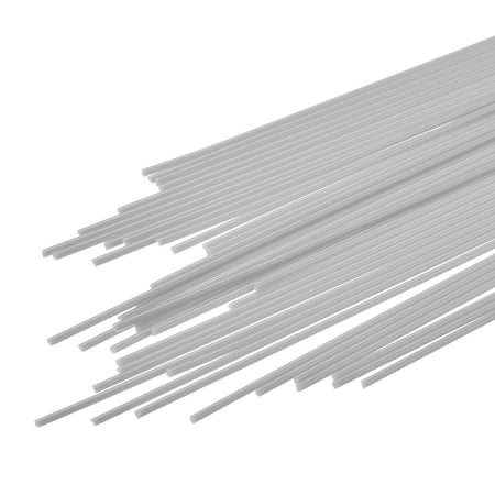 Uxcell PLA Filament Refills for 3D Printing Pen 10inch Length 40pcs Light Grey