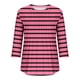 thumbnail image 5 of Heisall Women's T-Shirts 3/4 Sleeve Round Neck Loose Casual Striped Non-positional Print Spring/Autumn Fashion, 5 of 7