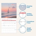 thumbnail image 3 of Calendario ROZZBY 2026 para pared, diseño playero, 30 x 61 cm, 3 of 7