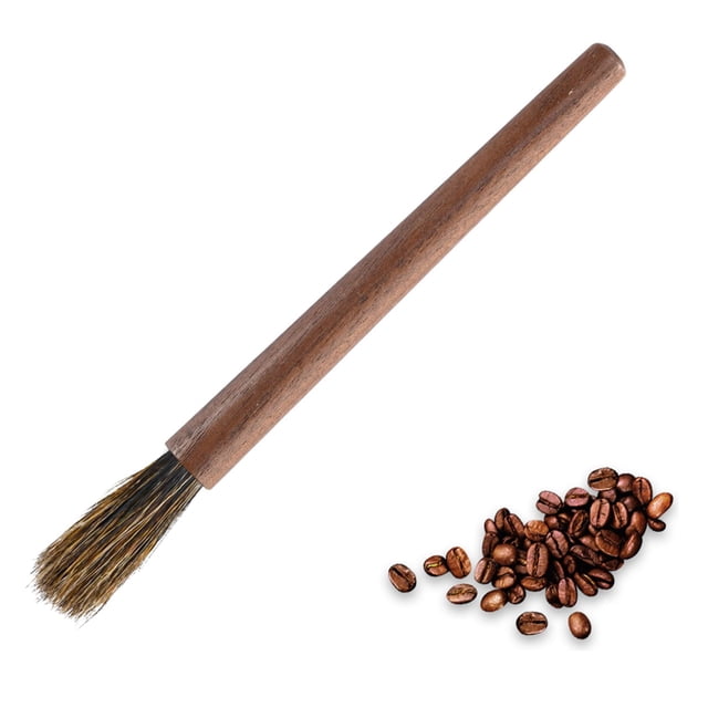 Máquina de Molinillo Cepillo de Limpieza de Madera , Marrón 18cm Brown 18cm Yotijar Cepillo de limpieza de café
