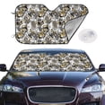 thumbnail image 2 of Haiem Tulips Flowers Car Windshield Sun Shade - Blocks UV Rays Sun Visor Protector, Sunshade to Keep Your Vehicle Cool, Universal Fit SUV Van Sedan-Medium, 2 of 7