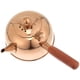 thumbnail image 5 of GOOHOCHY Tetera de acero inoxidable con asa lateral de madera, hervidor de agua para estufa, 5 of 8