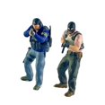 thumbnail image 3 of 2 figuras de personas a escala 1/64, de resina, para tren, parque, calle, diorama, arena Estilo A, 3 of 9