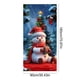thumbnail image 3 of Cubierta de puerta de poliéster, decoración navideña, cubierta de puerta navideña de 35 x 71 pulgadas, tela navideña para colgar en la puerta, cortina con estampado de muñeco de nieve, decoración navi, 3 of 6