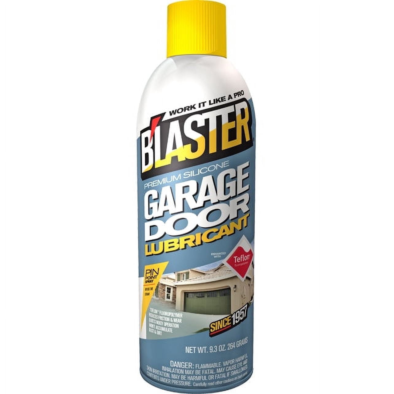 B'laster Garage Door Lubricant 16-GDL Machine & Tool Lubricant Spray, 9.3  oz Can - Clear
