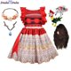 thumbnail image 2 of Disfraz de Moana para niña, disfraz de Halloween, vestido de princesa Vaiana para niña, ropa para niña, vestidos para Año Nuevo 2024, 2 of 5