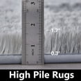 thumbnail image 6 of BRICHOEE Grey Shag Area Rug, 5x7 Ft Anti-Skid Indoor Modern Rug, High Pile Soft Throw Rug for Bedroom Nursery Room Living Room, 6 of 6