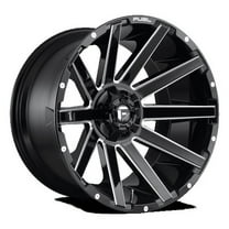 Fuel 1PC Aluminum Rim D615 CONTRA 24X12in Gloss Black Milled Finish, D61524209847