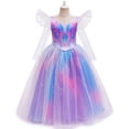 thumbnail image 1 of Robe de Sorcière pour Filles Halloween à Manches Longues Tenues de Cosplay, 1 of 7