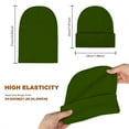 thumbnail image 2 of FADAACAI Beanie for Men Women,Unisex Beanie Winter Knitted Cuffed Soft Warm Hat for Men/Women Ski Watch Cap,Winter Knit Caps,Ski Hat Unisex Clearance！, 2 of 6