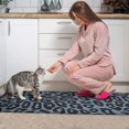 thumbnail image 3 of Black Leopard Pattern Kitchen Rugs Sets Of 2,Anti Fatigue Kitchen Mat Rugs Non Slip Washable,Decorative Kitchen Floor Mats for Kitchen,Sink,Laundry,17"x30"+17"x47", 3 of 7