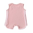 thumbnail image 2 of AMERTEER Baby Summer Set Short Sleeve Solid Color Tops Shorts Set, 2 of 6