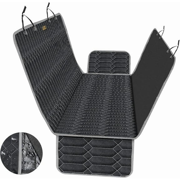 NOBRAND Hammock-Style Waterproof, Scratch-Proof, Nonslip Pet Car Seat Cover for Pets