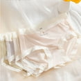 thumbnail image 5 of Middle-waisted girls have four seasons of thin cute Japanese style ice silk triangle shorts., 5 of 5