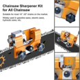 thumbnail image 5 of Chainsaw Sharpener, Chainsaw Chain Sharpening Jig Kit With 3 Carbide Knives For All Kinds Of Chainsaws, Lumberjack\'s Hand-crank Portable Chainsaw Sha, 5 of 5