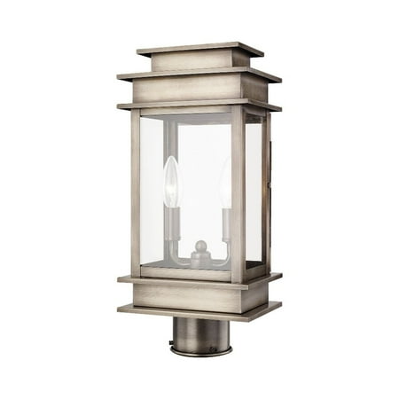 Livex Lighting Princeton 2 Light Outdoor Post Lantern
