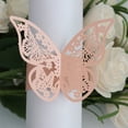 thumbnail image 3 of SPRING PARK 20Pcs Butterfly Napkin Ring Paper Holder Chirstmas Thanksgiving Napkin Ringsfor Wedding Dinner Party Gifts Favor Table Holders, 3 of 7