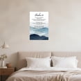 thumbnail image 4 of ZHONGYUTONG Christian Wall Art Mountains Canvas Prints Psalm 23 Scripture Pictures Bible Verses Inspirational Artwork for Home Office Decor Framed (20.00" x 30.00"), 4 of 5