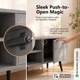 thumbnail image 4 of Homall 50'' Modern TV Stand for TVs up to 55'', Wood Entertainment Center with Storage Drawers & Cable Management for Living Room, Gray, 4 of 8