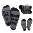 thumbnail image 3 of TINYSOME Funny Saying Crew Socks If You Can Read This Bring Me Beer Letters Hosiery Gifts, 3 of 11