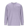 thumbnail image 4 of S-5X Big & Tall Corduroy-Sweatshirts for Men with Pocket Plus Size Long Sleeve Shirts Mens Casual Solid Color Pullover Button Crewneck Sweatshirt Tops, 4 of 8