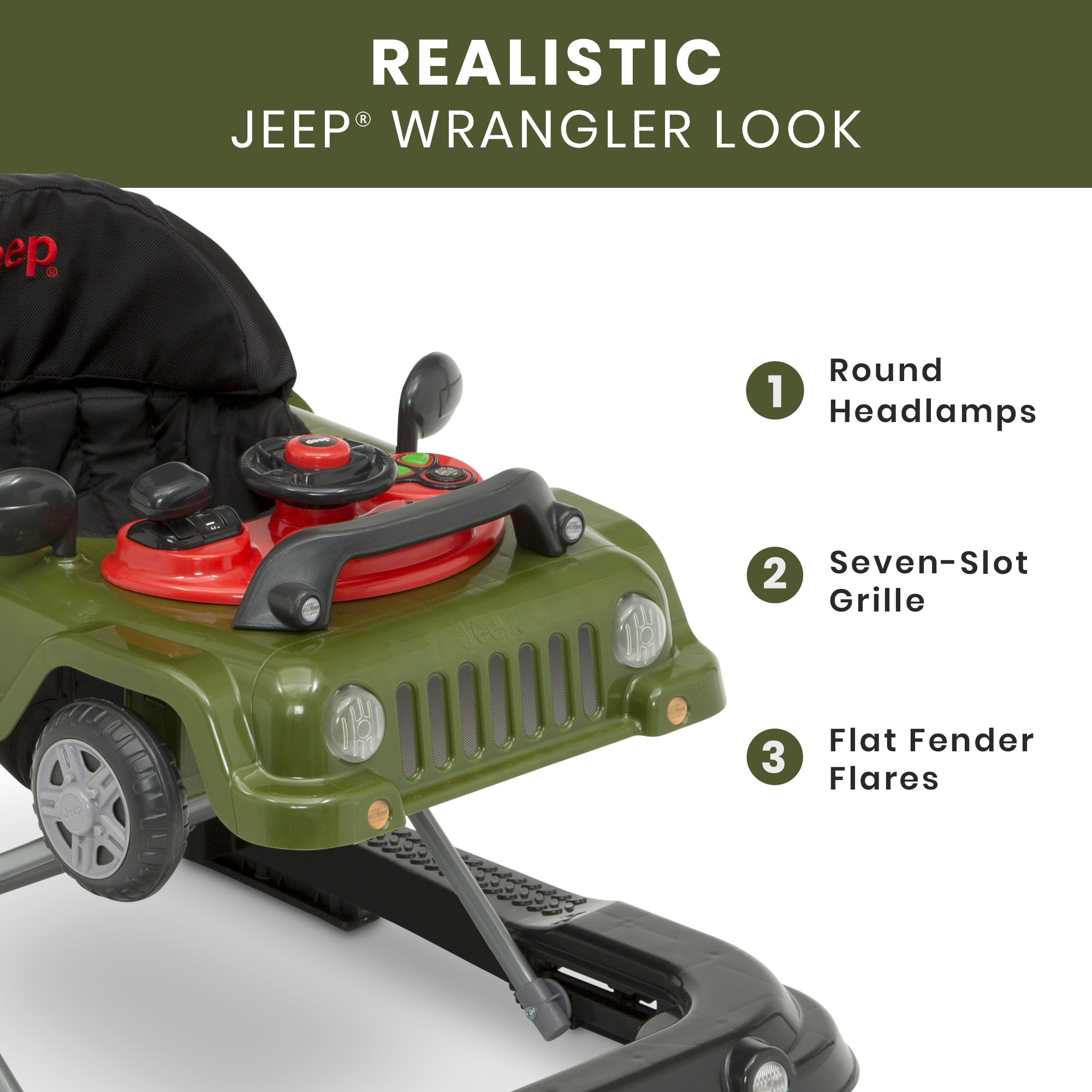 Jeep Classic Wrangler 3-in-1 Grow With Me Walker photo 5