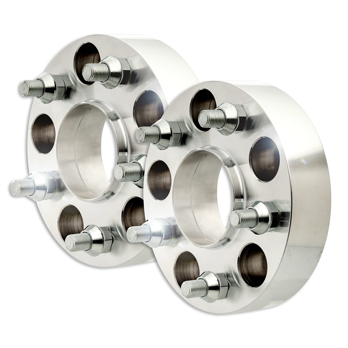 2 Hub Centric Billet Wheel Spacer Adapters 5x127/5x5.0 1.5" Width