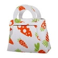thumbnail image 4 of Bolsas de regalo de Pascua para niños con asas, bolsa de dulces de fieltro hecha a mano. Blanco, 4 of 9