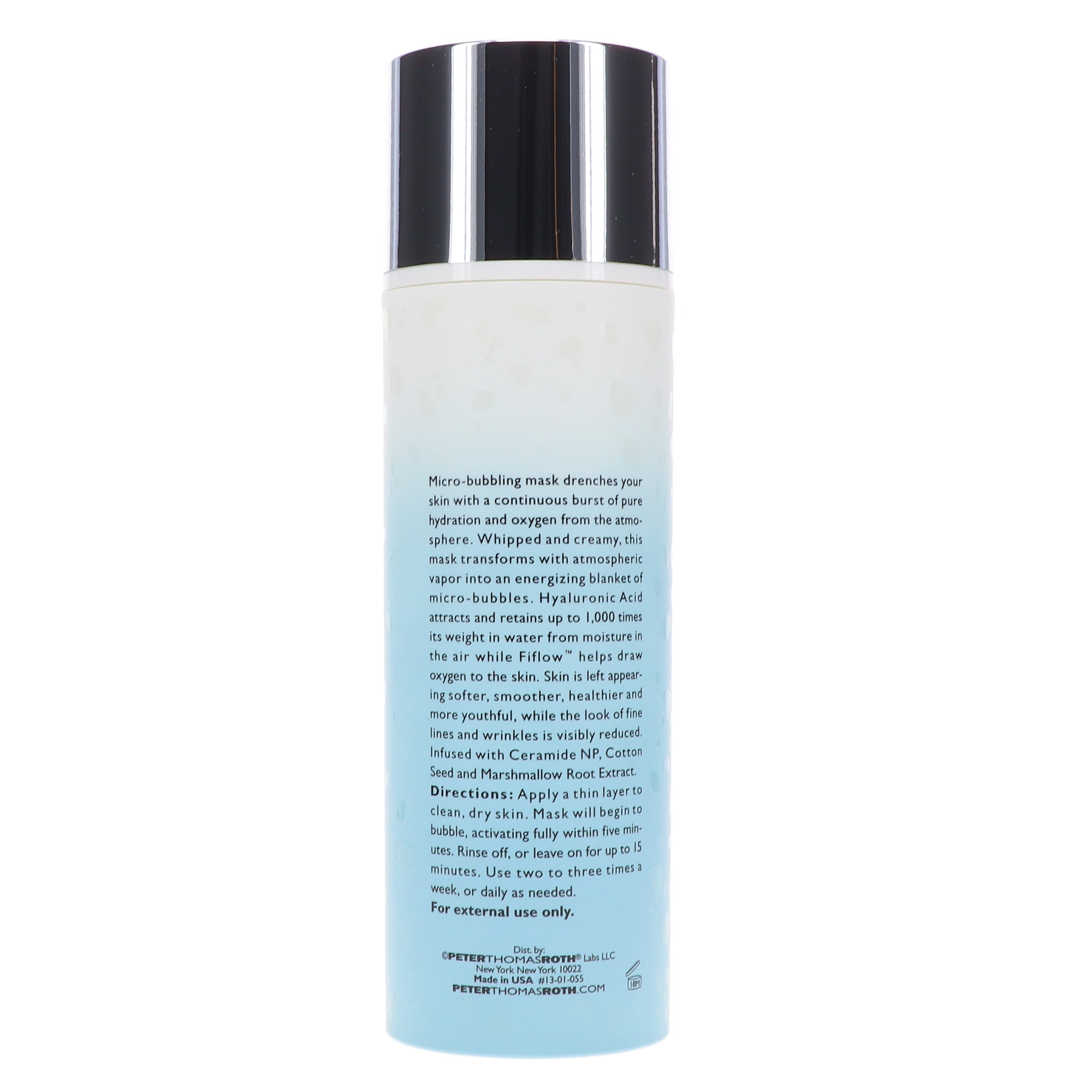 Peter Thomas Roth Water Drench Hyaluronic Micro-Bubbling Cream Facial Mask, 4 fl oz