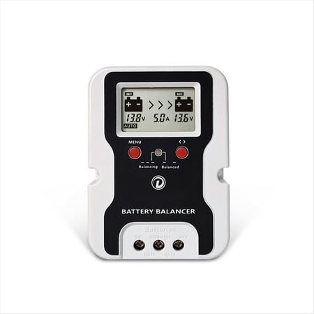 24V Battery Equalizer with Voltage Display Voltage Regulator and Balancer Extend Battery Life for Solar Power System 1 * 24V Battery Equalizer