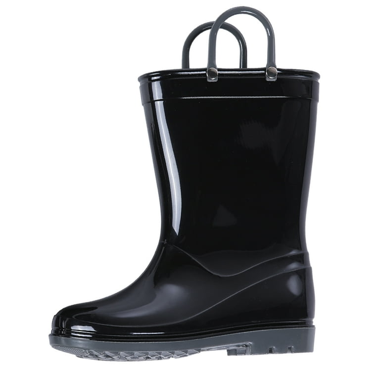 Little black store rain boots