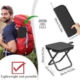 thumbnail image 2 of BTideas Small Camping Stool , Folding Small Chair Portable Camp Stool, Size 11.2*10.4*9'', 2 of 7