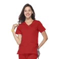 thumbnail image 1 of Maevn Womens Blossom Mock Wrap Top, 1 of 1
