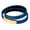 Blue Gold, variant on Double Shark Leather Bracelet – Luxurious Craftsmanship for Refined Style (Forest Green (Gold))