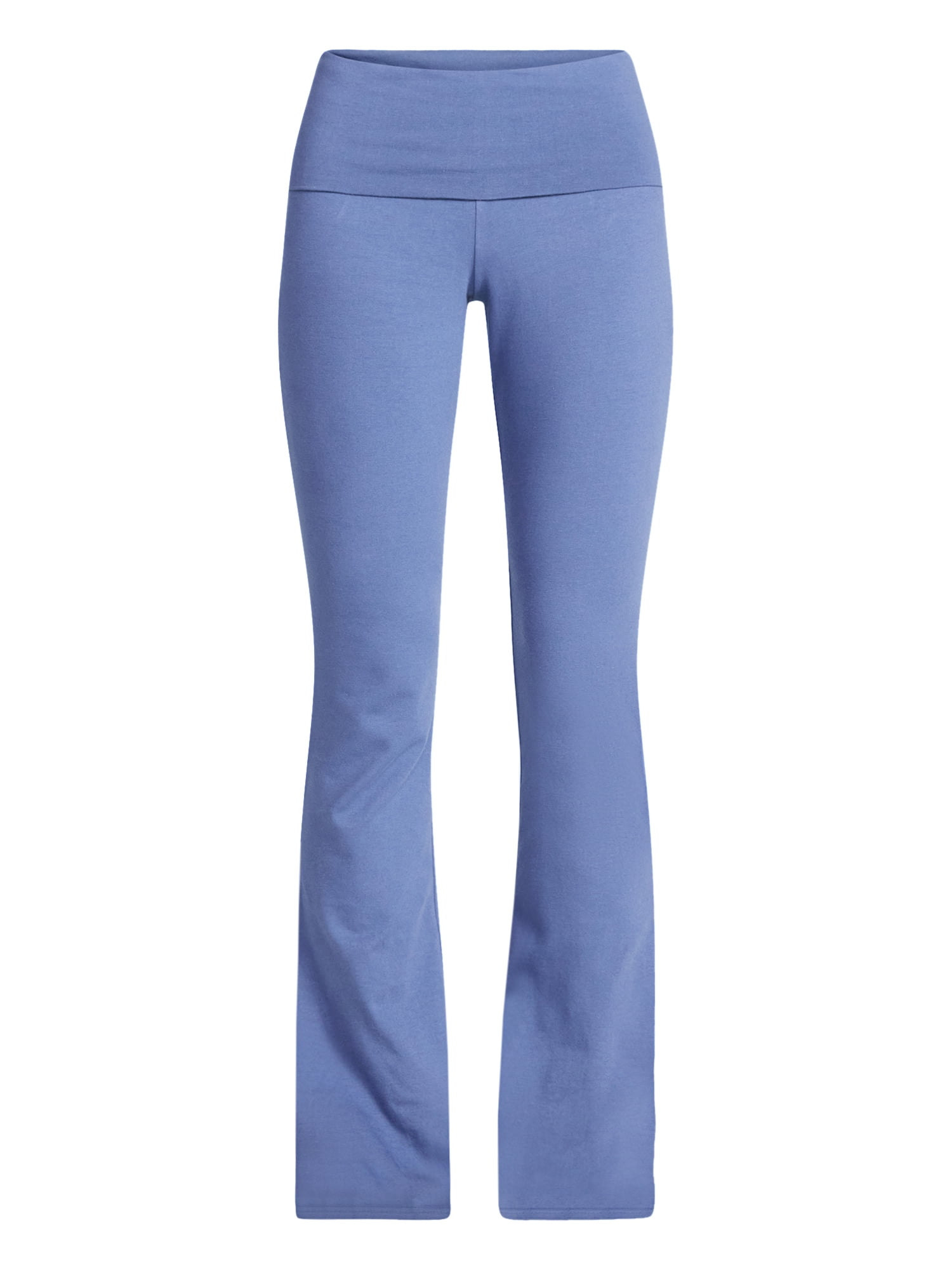 No Boundaries Flare Pants with Foldover Waistband, 32'' Inseam, Women's and Women's Plus XS-XXL