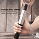 thumbnail image 5 of Tapones para botellas de vino, bomba de ahorro de vino con tapones para botellas de vino, acero inoxidable, 5 of 5