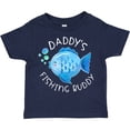 thumbnail image 3 of Inktastic Daddy's Fishing Buddy with Cute Blue Fish Boys or Girls Toddler T-Shirt, 3 of 5