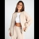 thumbnail image 5 of Conjunto de 2 Piezas para Mujer: Sudadera Informal de Larga con Cremallera y Pantalones Deportivos de Pierna Albaricoque XXL, 5 of 10