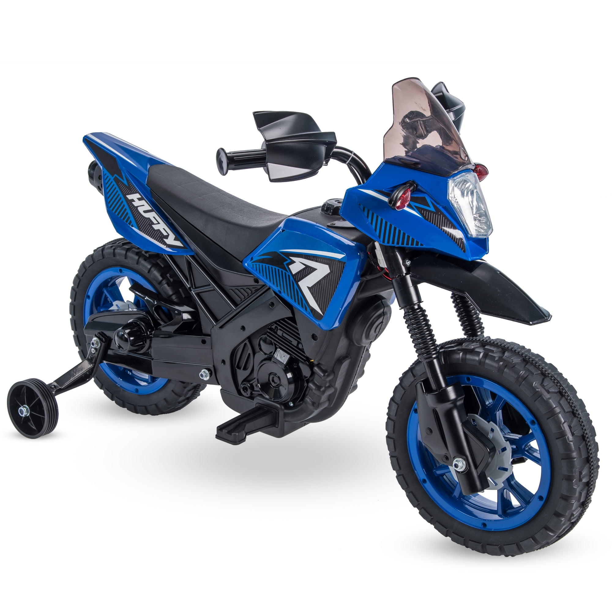 Huffy 6V Motorcycle Kids' Battery Ride-On, Ages 3-7 Years Old, Blue, Youth, Boy's