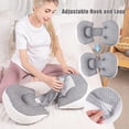 thumbnail image 2 of Almohada de embarazo Chilling Home para dormir, color gris, 2 of 8