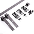 thumbnail image 2 of HomCom Modern 6' Interior Sliding Barn Door Kit, 2 of 2