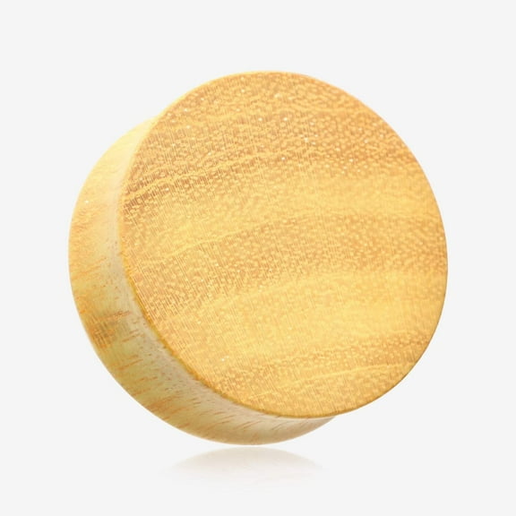 A Pair of Jackfruit Wood Double Flared Plug