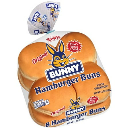 Bunny Hamburger Buns, 8 ct, 21 oz