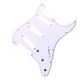 thumbnail image 2 of Golpeador De Guitarra Eléctrica Golpeador de guitarra eléctrica Strat de 3 capas SSS de 11 agujeros para FD (blanco), 2 of 9