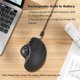 thumbnail image 5 of Ratón Trackball inalámbrico Nulea M501 recargable ergonómico, 5 of 7